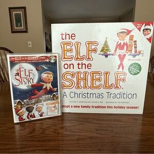 Elf on the Shelf GIRL doll book & DVD Elf Story Christmas Holiday Tradition